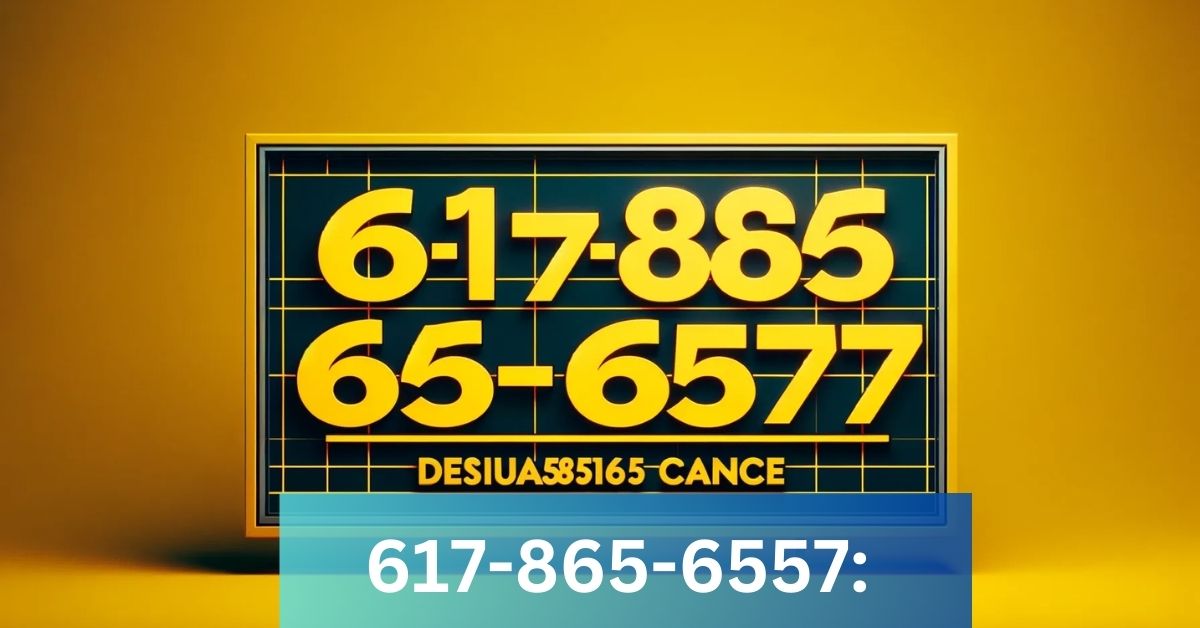 617-865-6557: Direct Line to Expert Assistance